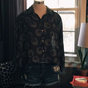 RVCA Tops - RVCA Circle Blouse RVCA Tops - RVCA Circle Blouse
